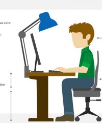 Ergonomisches Büro