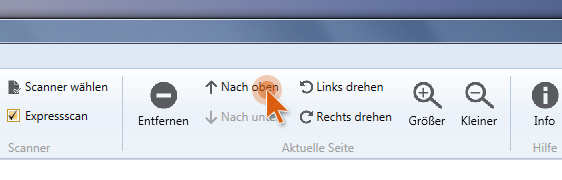 Seiten im Dokument verschieben Seiten im Dokument verschieben