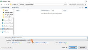 Excel speichern unter 