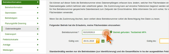 IBALIS Flächenantrag importieren IBALIS Flächenantrag importieren