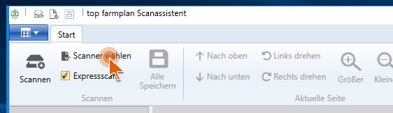 Scanner auswählen Scanner auswählen