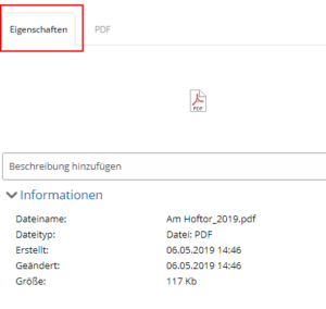 Eigenschaften auswählen
