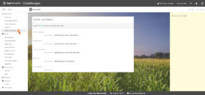Einstellungen top farmplan rechte und rollen