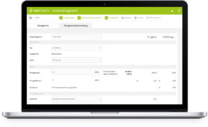 Düngebedarfsermittlung in top farmplan