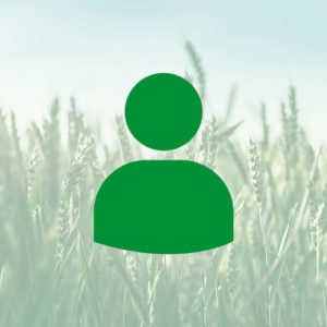 Grünes Männchen auf Feld Hintergrund