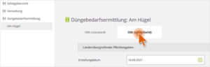 vereinfachte Düngebedarfsermittlung Herbstdüngung