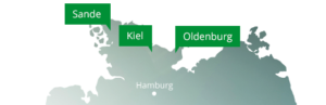Karte Roadshow Norden